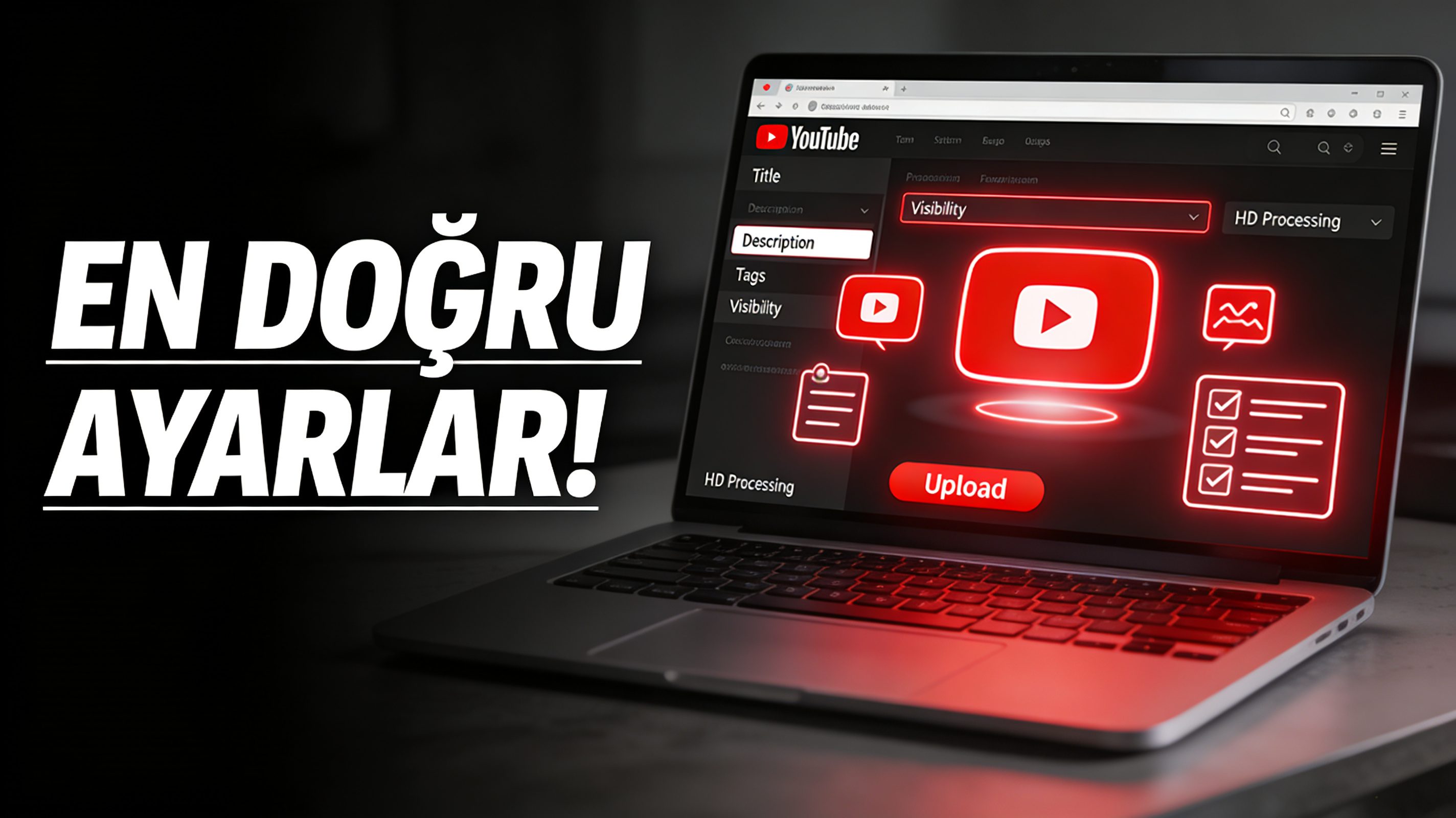 YouTube Video Yükleme Ayarları YouTube Video Yükleme Ayarları